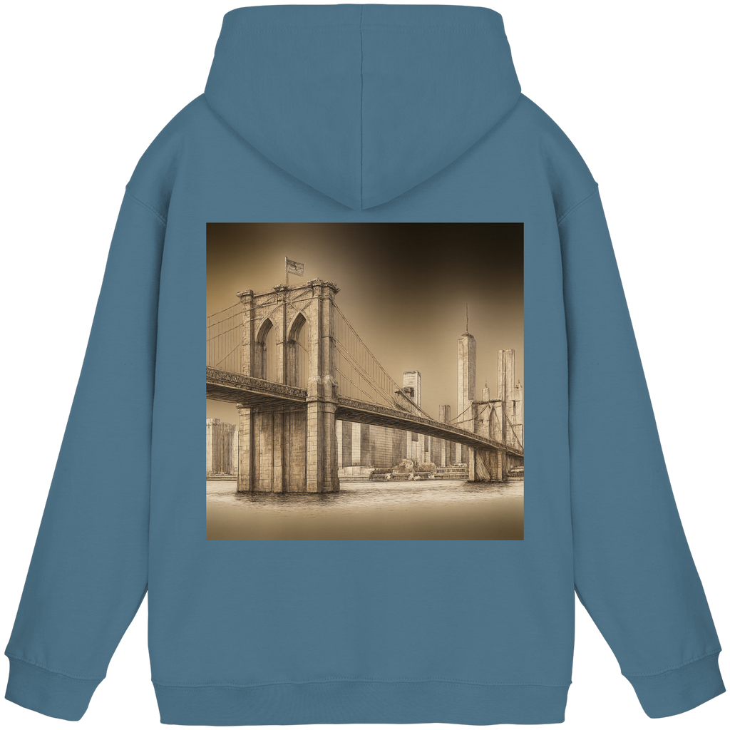 Urban Vibe "Brooklyn Bridge" Hoodie - Basic Unisex Hoodie