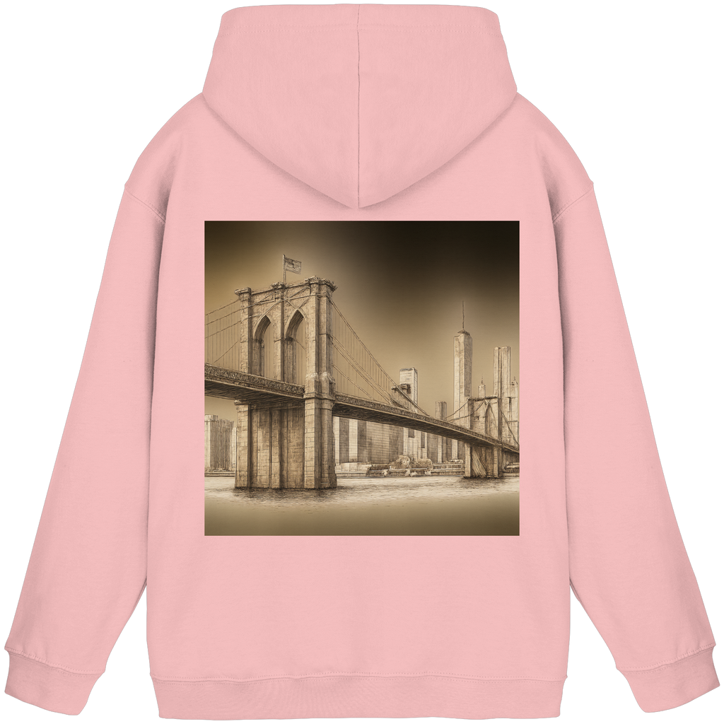 Urban Vibe "Brooklyn Bridge" Hoodie - Basic Unisex Hoodie