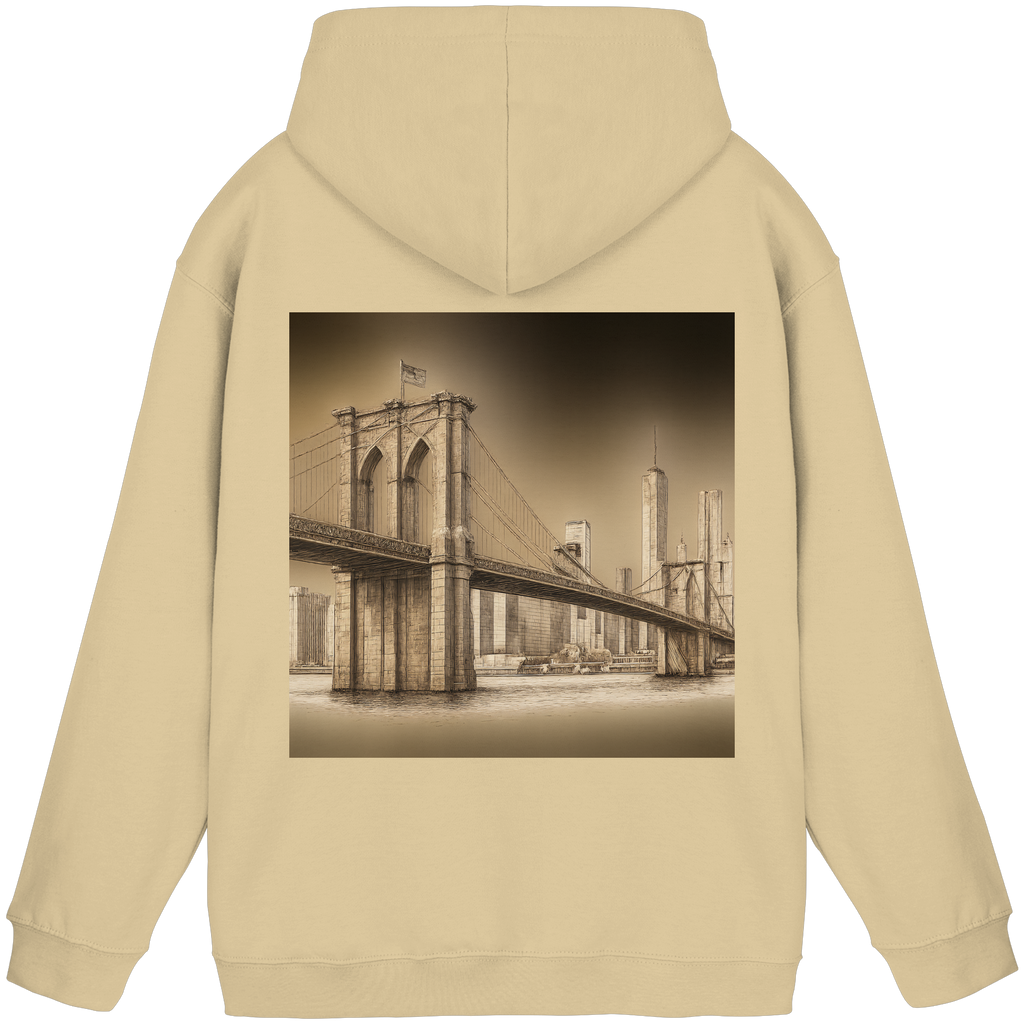 Urban Vibe "Brooklyn Bridge" Hoodie - Basic Unisex Hoodie