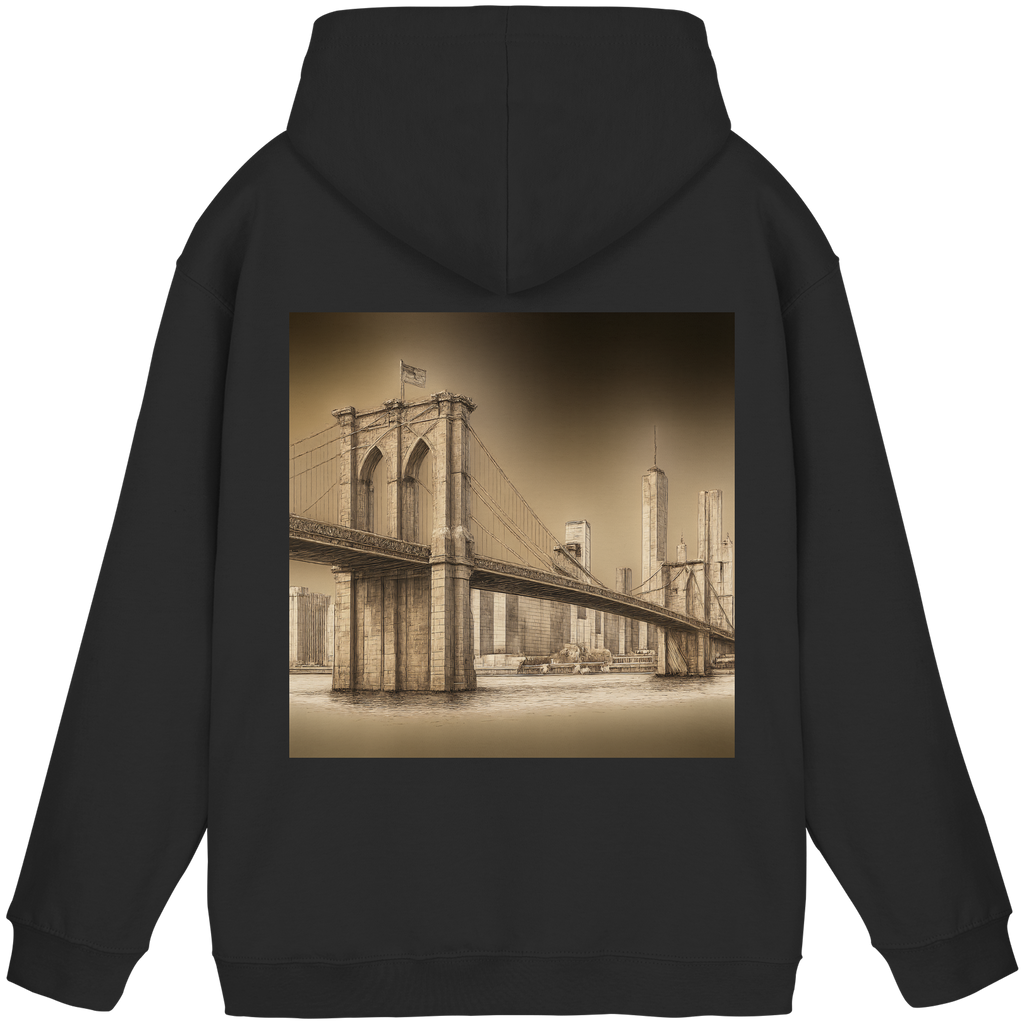 Urban Vibe "Brooklyn Bridge" Hoodie - Basic Unisex Hoodie
