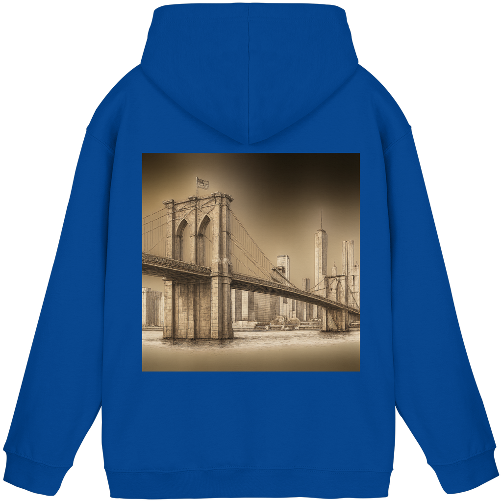 Urban Vibe "Brooklyn Bridge" Hoodie - Basic Unisex Hoodie