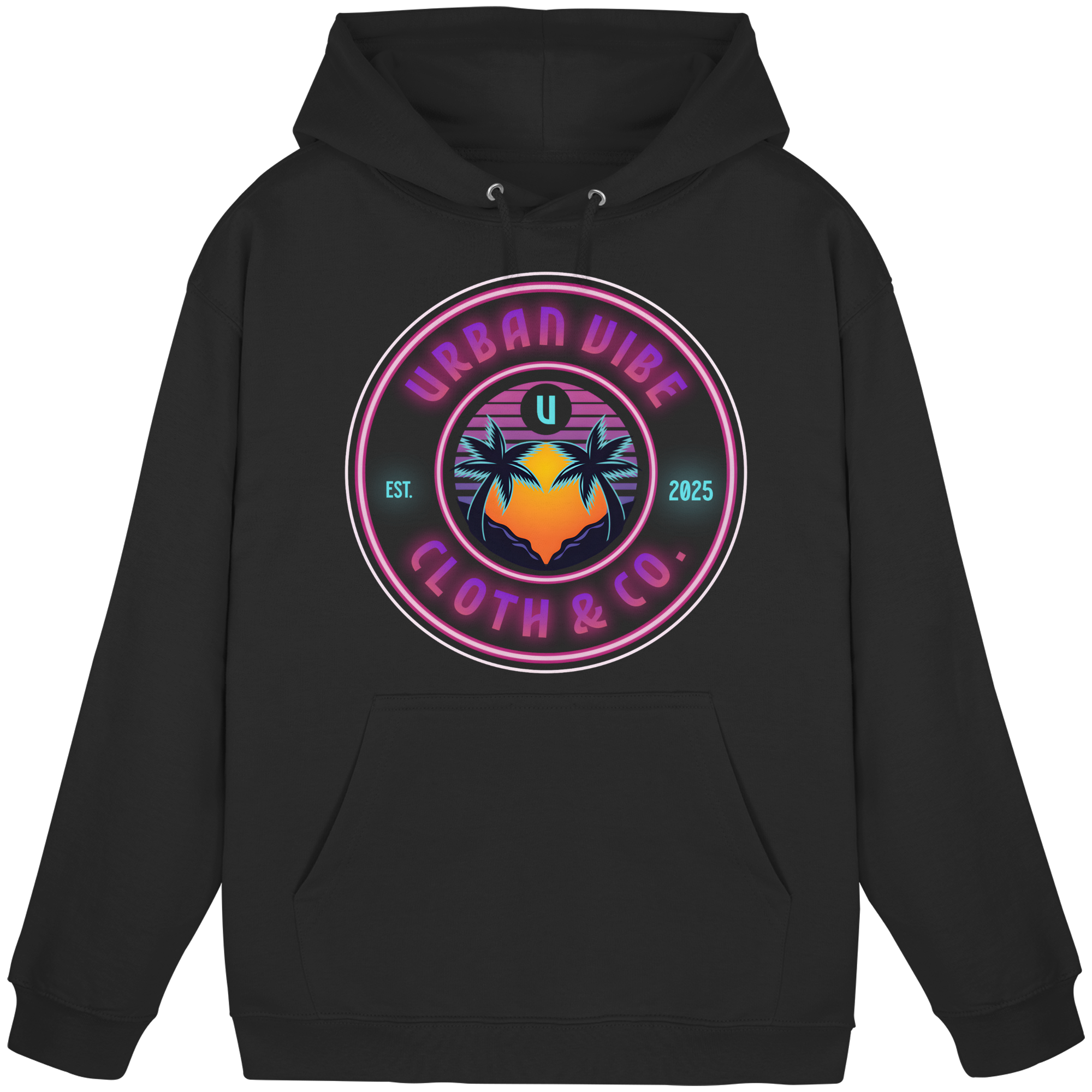 Urban Vibe "Palmen" Hoodie - Basic Unisex Hoodie